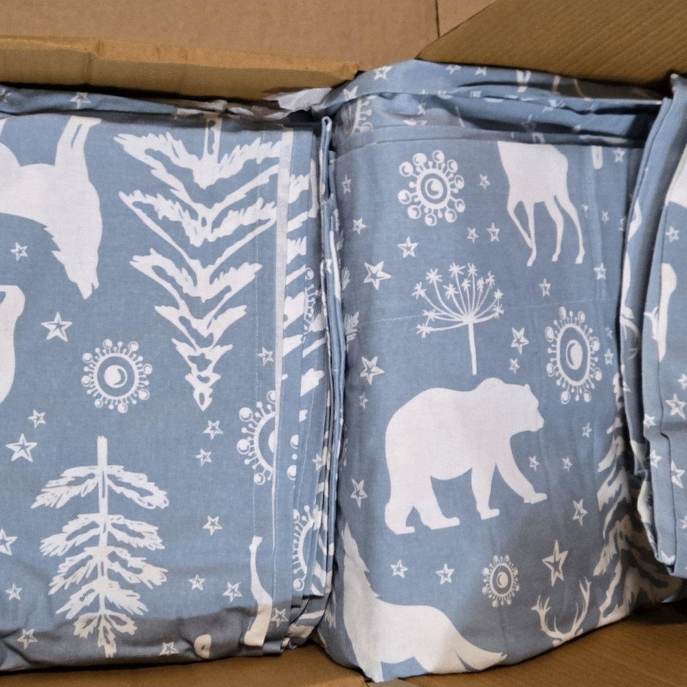 Melanni Lightweight Flannel Sheet Set  100% Organic Cotton- Twin - Picture 6 of 7